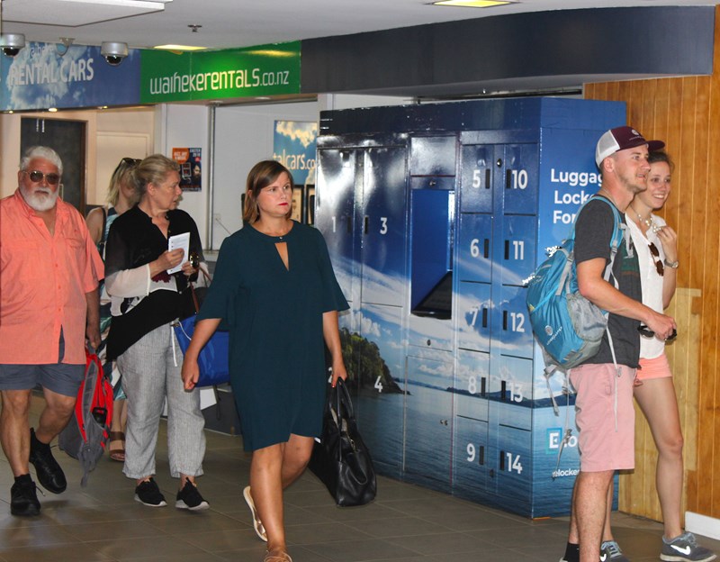 Gallery Image Matiatia locker and passengers 090318